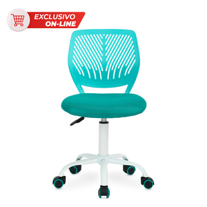 Silla Ajustable para Niños Home Make Carnation Turquesa Silla Ajustable para Niños Home Make Carnation Turquesa