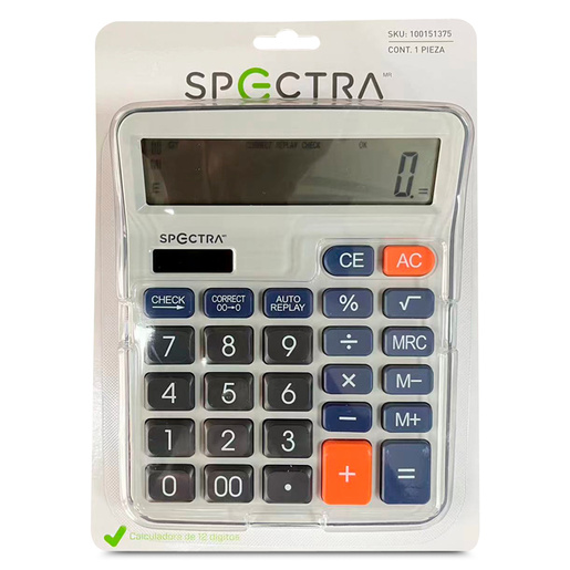 Calculadora Spectra CX-988S 12 dígitos