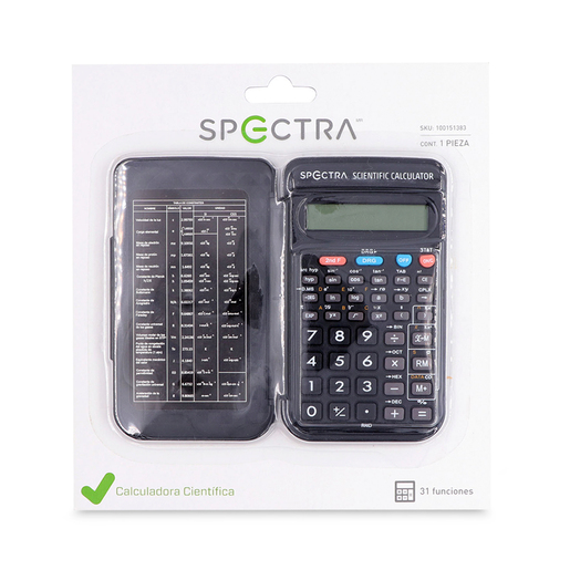 Calculadora Científica Spectra JS220519-3 31 funciones