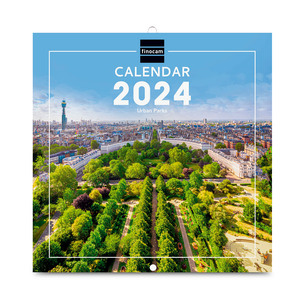 Calendario de Pared 2024 Finocam Urban Park 18 x 18 cm
