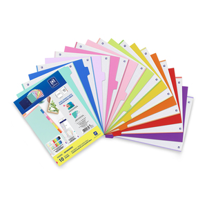 Separadores Carta European Colores 10 piezas Separadores Carta European Colores 10 piezas