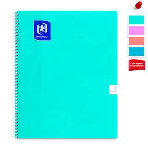 Cuaderno Profesional European Cuadro Grande Colores 50 hojas