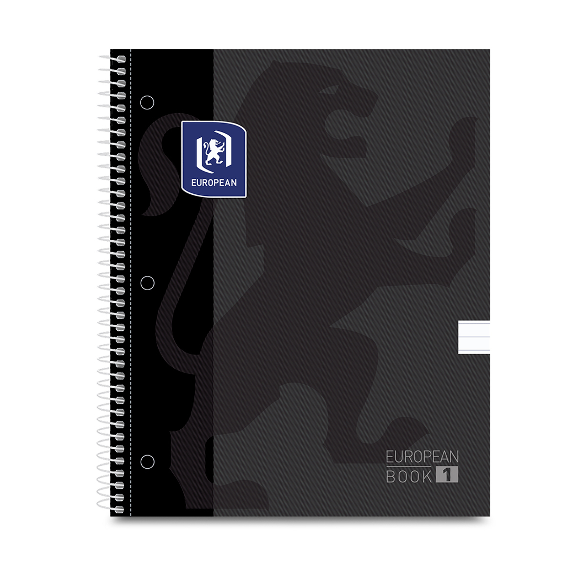 Cuaderno Profesional European Raya Negro 80 hojas