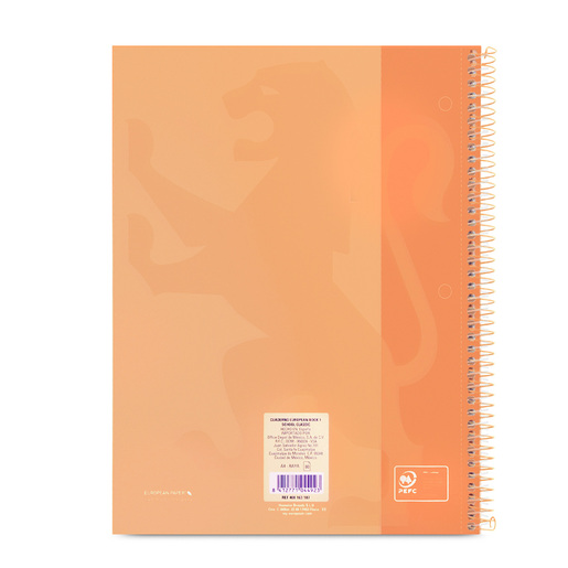 Cuaderno Profesional European Raya Melocotón 80 hojas