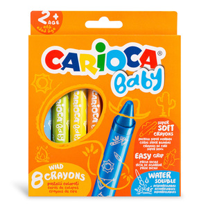 Crayones Carioca Baby Lavables 8 piezas
