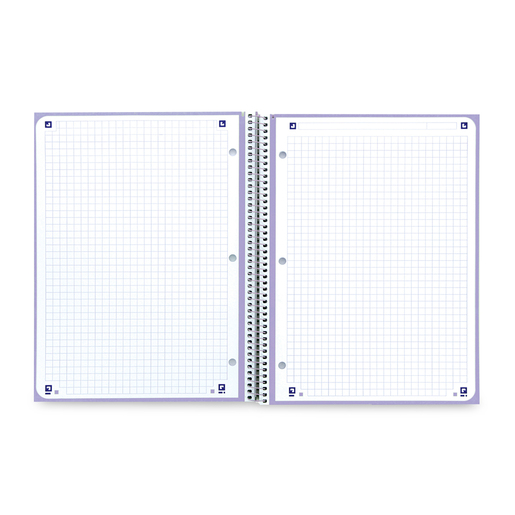 Cuaderno Profesional European Cuadro Grande Lavanda 80 hojas