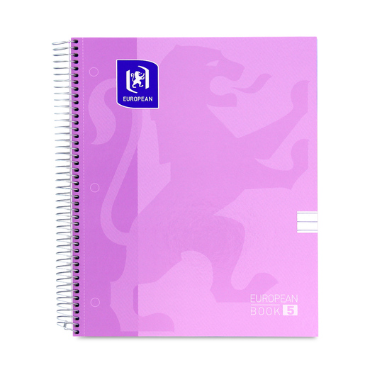 Cuaderno Profesional European Raya Colores Pastel 120 hojas