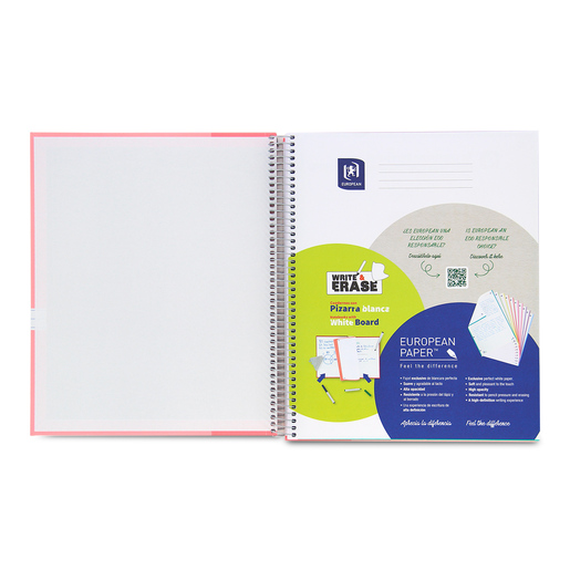 Cuaderno Profesional European Raya Colores Pastel 120 hojas