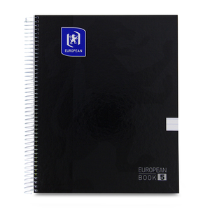 Cuaderno Profesional European Raya Negro 120 hojas