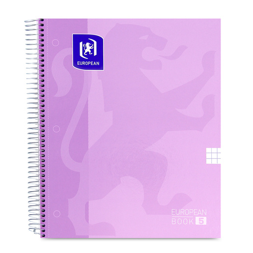 Cuaderno Profesional European Cuadro Grande 7x7 Colores 120 hojas