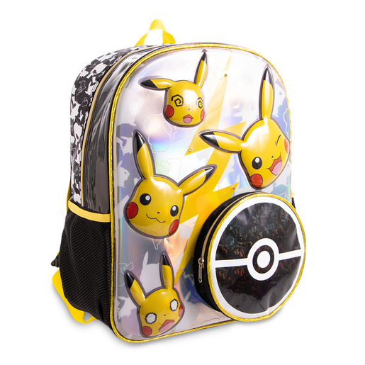 Mochila Escolar Ruz Pokémon Pikachu con Luz