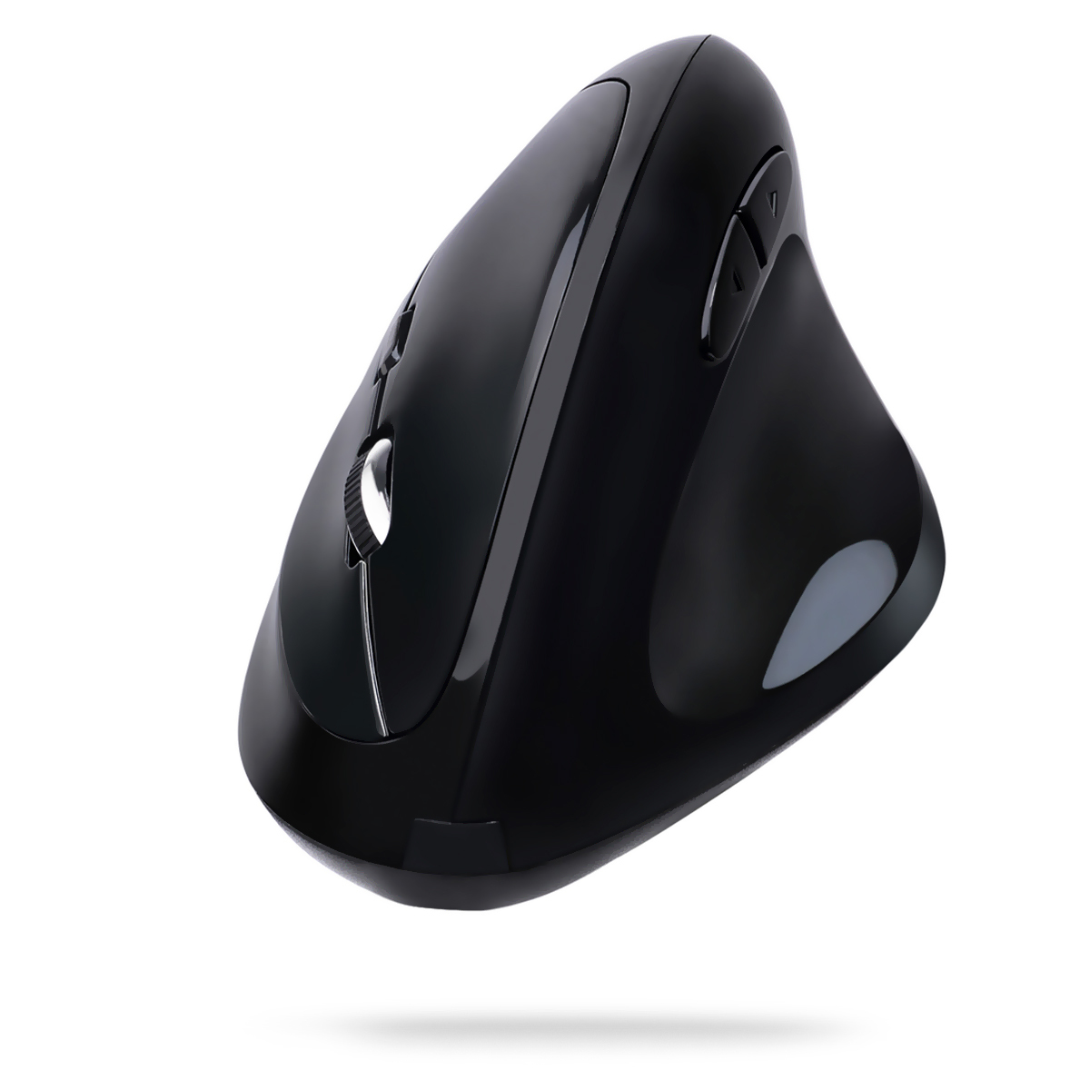 Mouse Inalámbrico Óptico Adesso E30 USB Ergonómico Iluminado Negro
