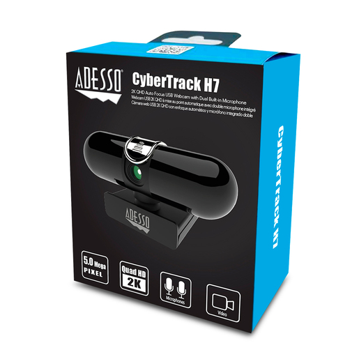 Cámara Web Adesso Cybertrack H7 USB Quad HD 4mpx