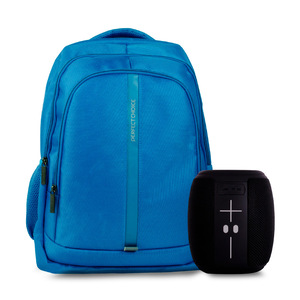 Mochila Escolar Perfect Choice y Bocina Backpack Azul Mochila Escolar Perfect Choice y Bocina Backpack Azul