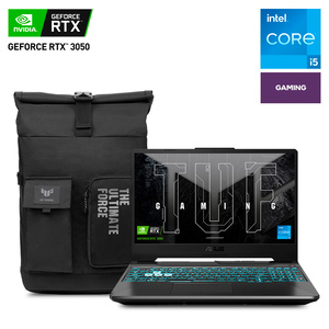 Laptop Gamer Asus TUF F15 GeForce RTX 3050 Intel Core i5 15.6 pulg. 512gb SSD 8gb RAM Laptop Gamer Asus TUF F15 GeForce RTX 3050 Intel Core i5 15.6 pulg. 512gb SSD 8gb RAM