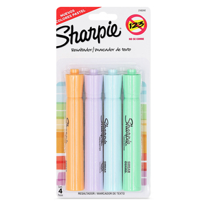 Marcatextos Sharpie Pastel 4 piezas Marcatextos Sharpie Pastel 4 piezas
