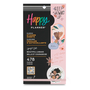 Notas Adhesivas Happy Planner Beautiful and Brave 30 hojas