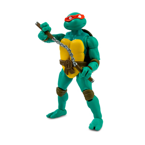 Tortugas Ninja Figura Miguel Ángel y Cómic 13 cm