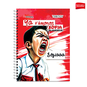 Cuaderno Profesional Arimany Trendy Raya 200 hojas