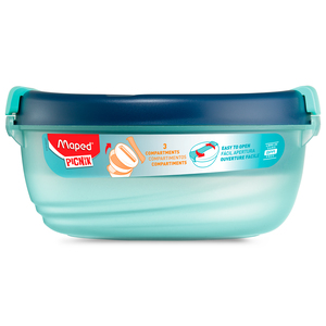 Lonchera Hermética Maped 3 Compartimentos 1.4 L Azul Lonchera Hermética Maped 3 Compartimentos 1.4 L Azul