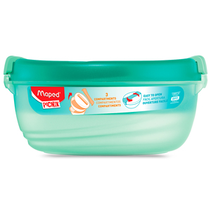Lonchera Hermética Maped 3 Compartimentos 1.4 L Verde Lonchera Hermética Maped 3 Compartimentos 1.4 L Verde