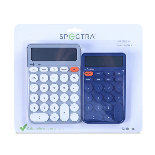 Calculadoras Spectra 2 piezas