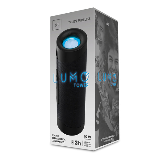 Bocina Bluetooth STF Lumo Tower Negro