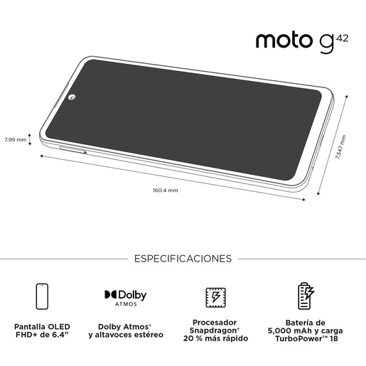 Motorola Moto G42 128gb / 4gb Rosa