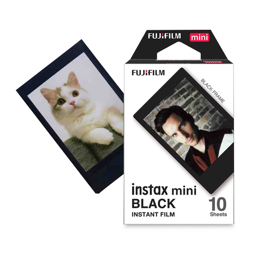 Papel Fotográfico Fujifilm Instax Mini 10 hojas Negro