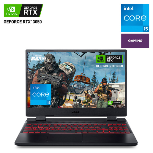 Laptop Gamer Acer Nitro 5 AN515-58-51PG GeForce RTX 3050 Intel Core i5 15.6 pulg. 512gb SSD 8gb RAM 