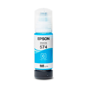 Botella de Tinta Epson T574 Cian 7300 páginas Botella de Tinta Epson T574 Cian 7300 páginas