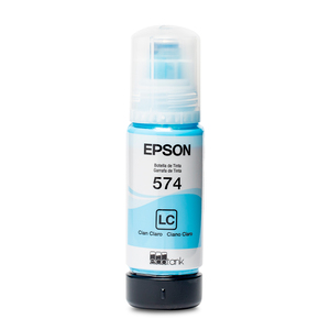 Botella de Tinta Epson T574 Cian Claro 7200 páginas Botella de Tinta Epson T574 Cian Claro 7200 páginas