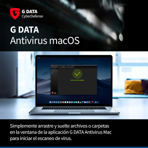 Antivirus G Data MacOS Licencia 1 año 1 dispositivo Descargable