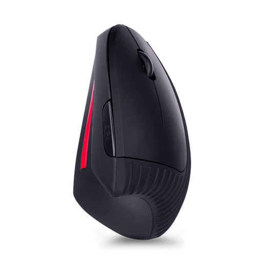 Mouse Inalámbrico Techzone Vertical Ergonómico Negro