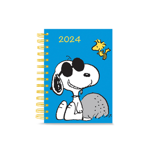 Agenda Snoopy 2024 Danpex Diaria Azul