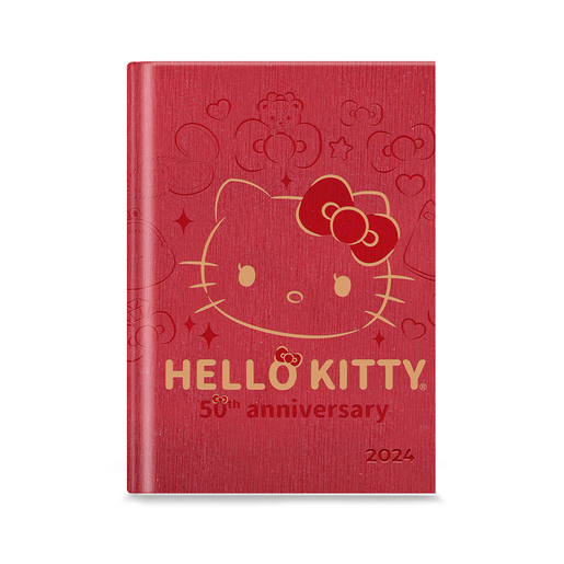 Agenda Hello Kitty 2024 Danpex Diaria Rojo