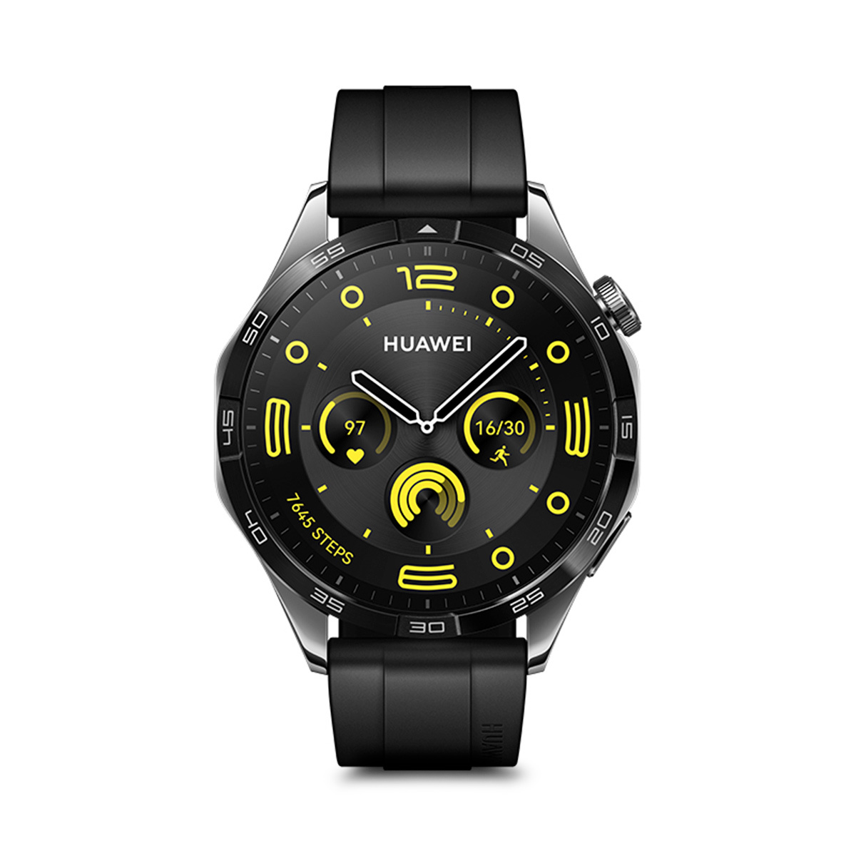 Para Huawei Watch GT4 46 mm Milan Correa de reloj de malla de acero  magnético (negro)