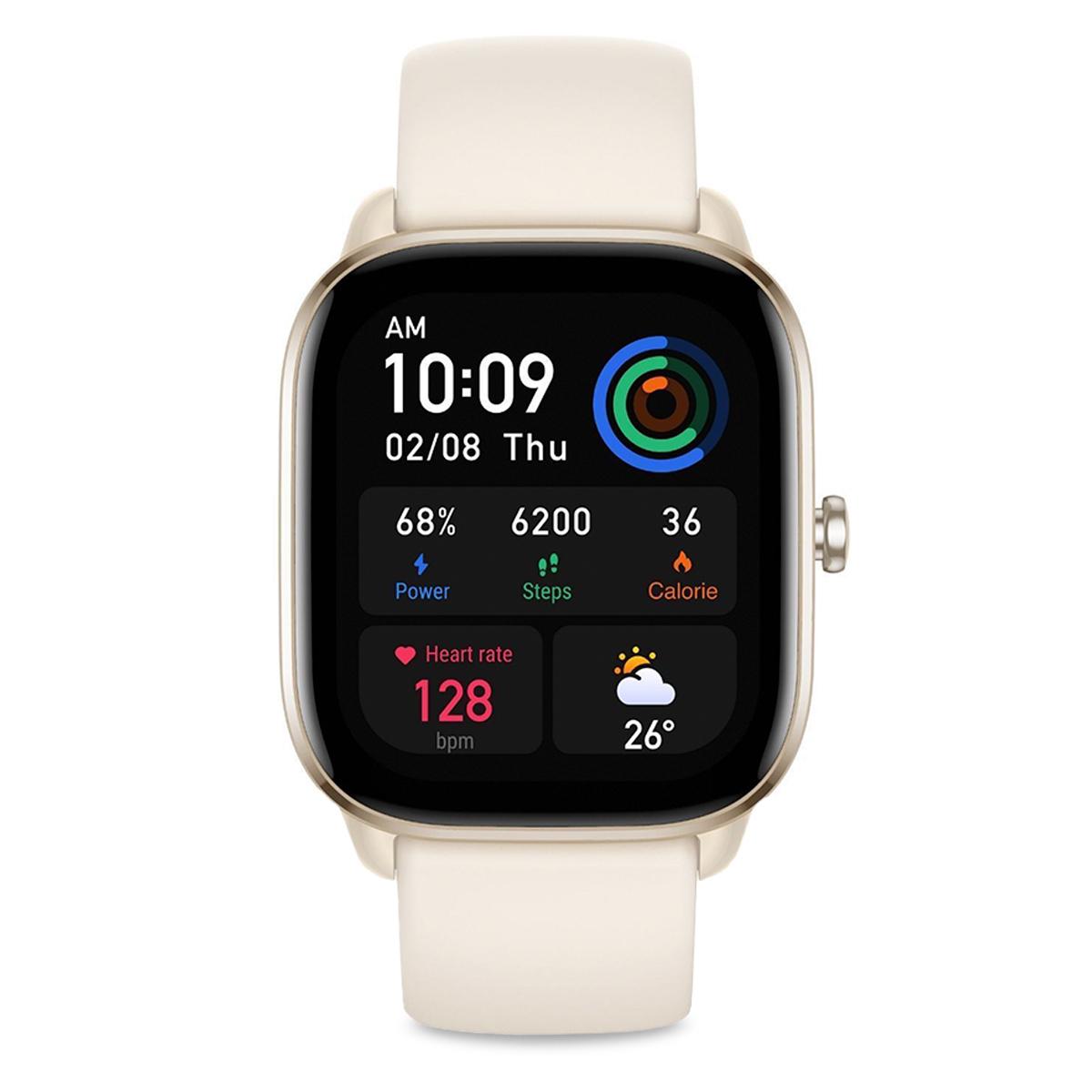 Smartwatch Mini Amazfit GTS 4 GPS Blanco