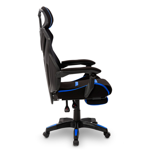 Silla Estilo Gamer Sky Chair Azul con Negro