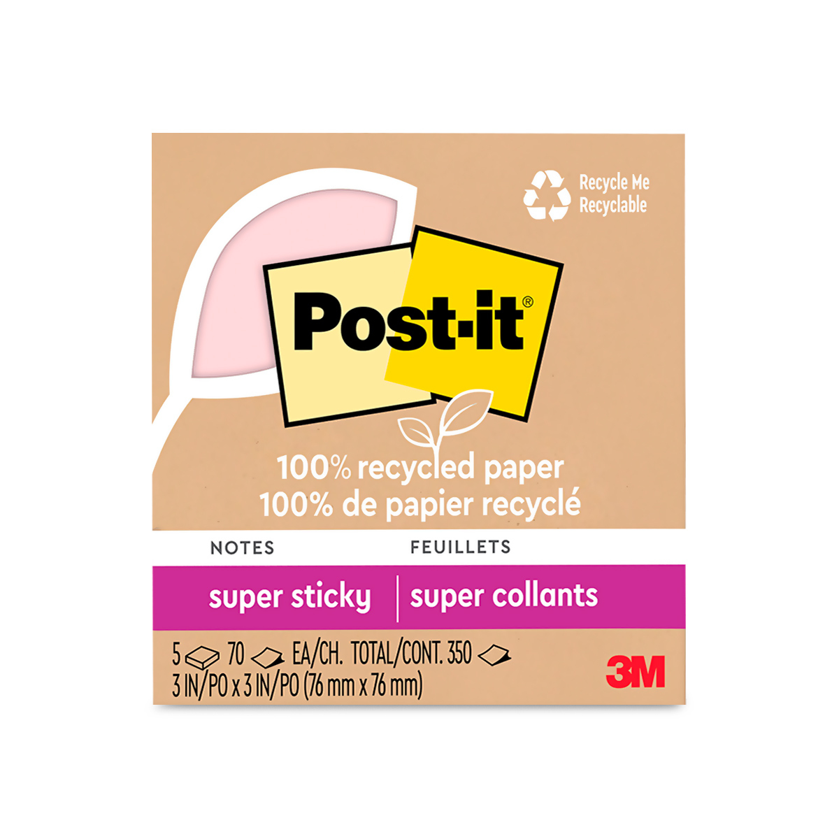 Notas Adhesivas Post-It Wanderlust Pastel 5 piezas
