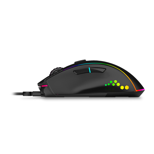 Mouse Gamer Alámbrico Beast STF Abysmal Arsenal Prime 7D Negro