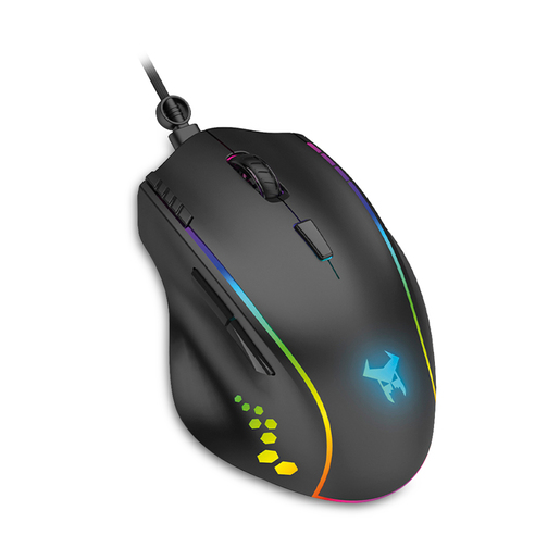 Mouse Gamer Alámbrico Beast STF Abysmal Arsenal Prime 7D Negro