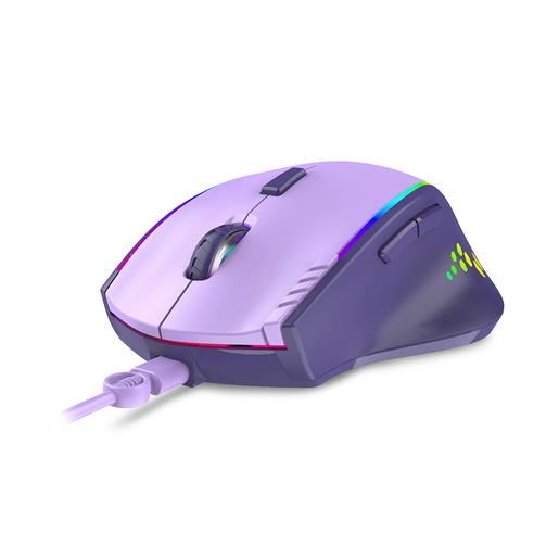 Mouse Gamer Alámbrico Beast STF Abysmal Arsenal Prime 7D Lila