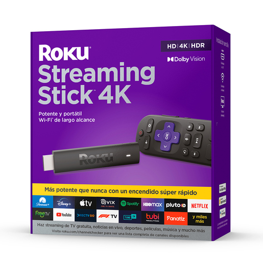 Roku Streaming Stick 4K Negro