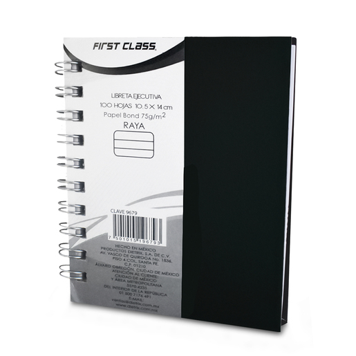 Cuaderno Pocket First Class Nutria Raya 100 hojas
