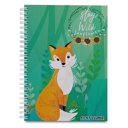 Cuaderno Profesional First Class Animales Tapa Dura 160 hojas