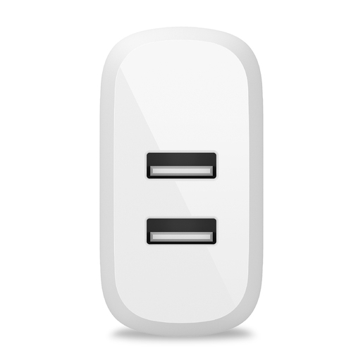 Cargador de Pared 2 USB con Cable USB A a USB Lightning Belkin 24 W