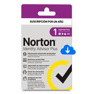 Antivirus Norton ID Advisor Licencia 1 año 1 dispositivo