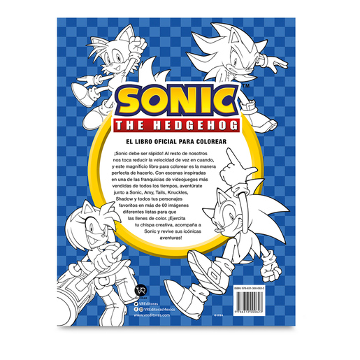 Libro para Colorear Sonic VR Editoras