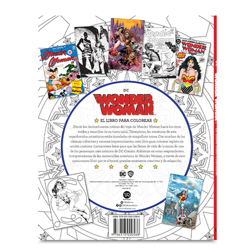 Libro para Colorear Wonder Woman VR Editoras